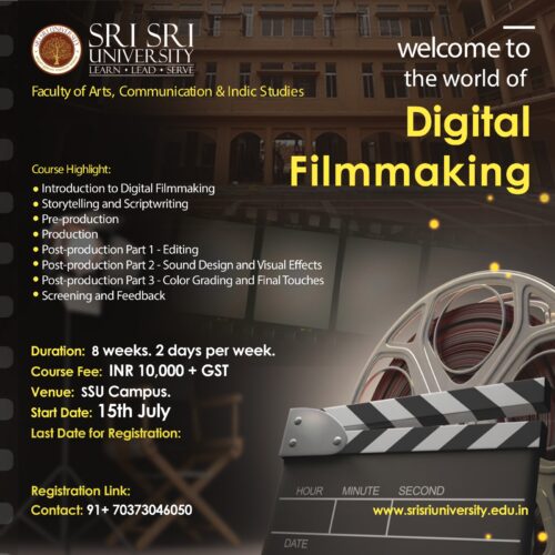 Digital Film making Sri Sri university