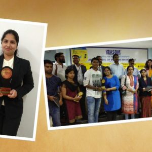 Shobhita Indrakanti-  Best Startup award-service from ASBM Business Incubator